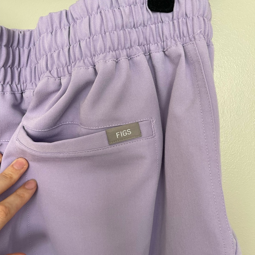 Figs Lavender Drawstring Scrub Pants - image 6
